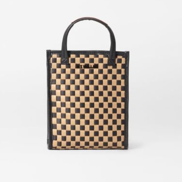 MZ Wallace Camel & Black Micro Woven Box - Picture 2 of 8